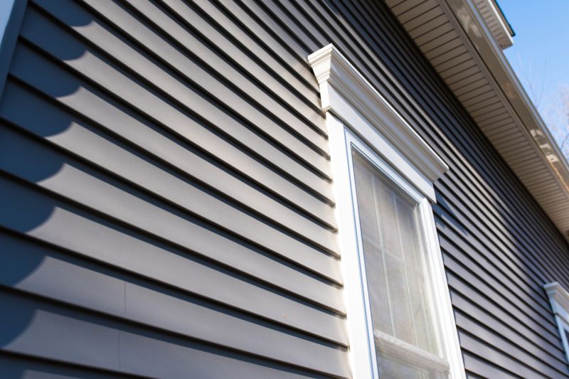 Close-up of Vinyl Siding Material